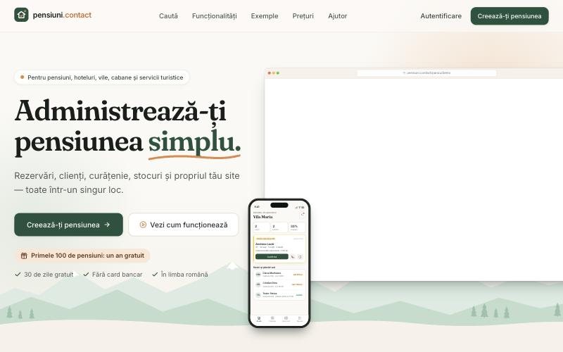 pensiuni.contact homepage